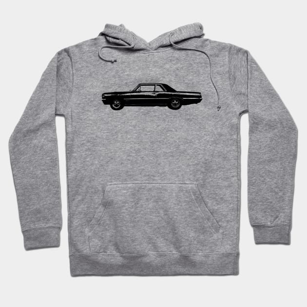 Vintage Hot Rod Car Hoodie by Spindriftdesigns